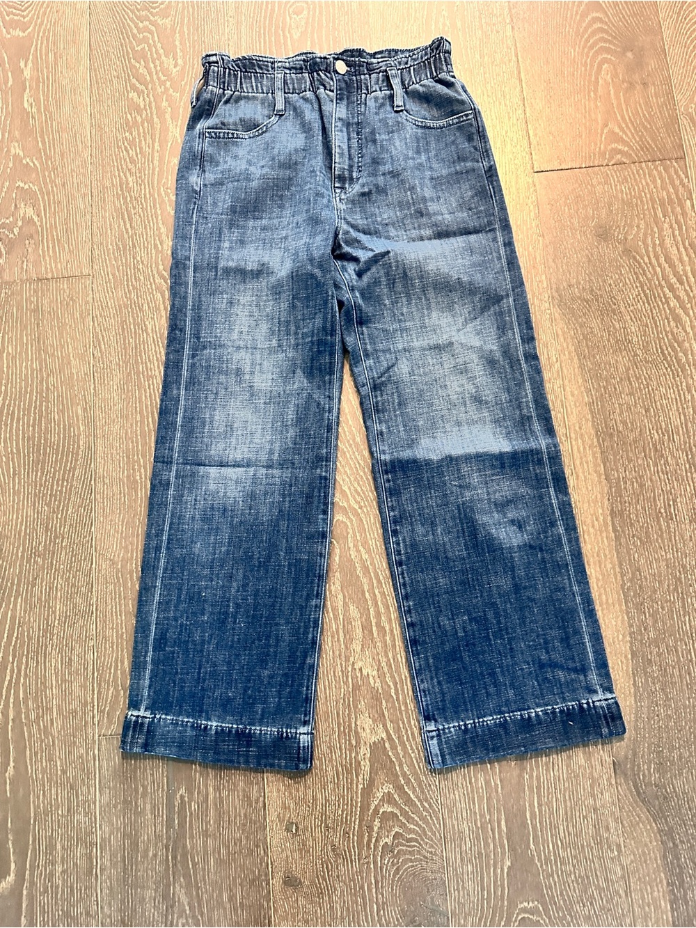 J. Crew Cropped Wide Leg Jeans